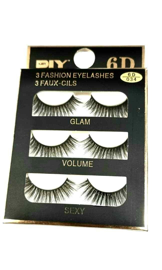 3Fashion Eyelashes – 3 Faux Cils | Premium Synthetic Eyelash Set