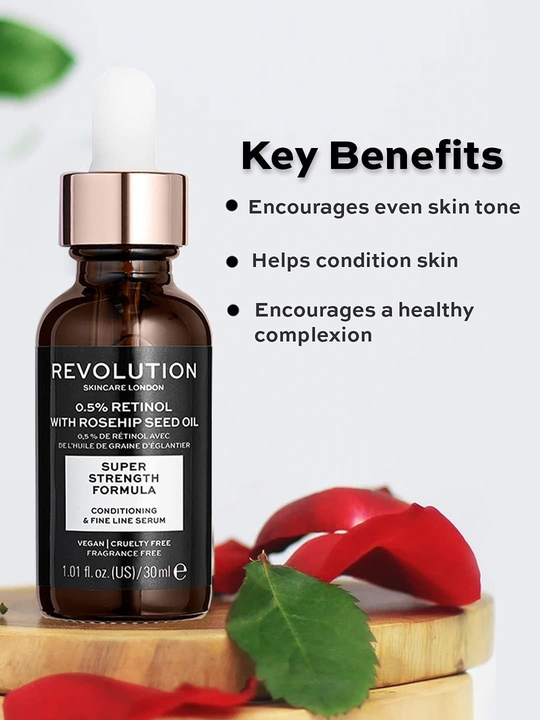 Revolution Skincare London 0.5% Retinol with Rosehip Seed Oil – 30ml