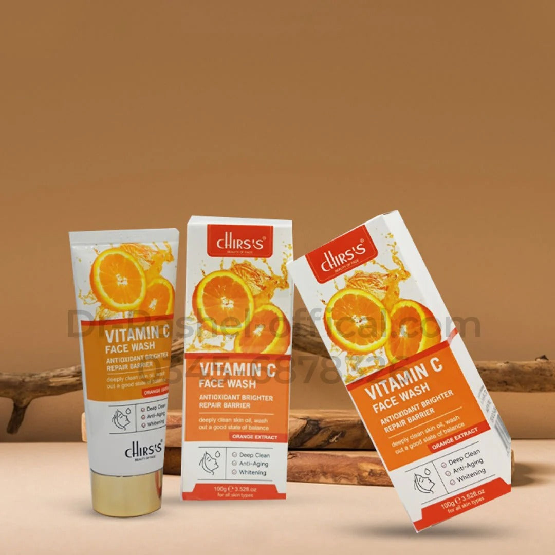 Chirs's Vitamin C Face Wash Antioxidant Brighter Repair Barrier 100g