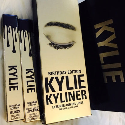 Kylie Cosmetics Birthday Edition Kyliner Kit Dark Bronze (Gel + Pencil Eyeliner)