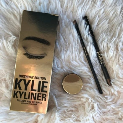 Kylie Cosmetics Birthday Edition Kyliner Kit Dark Bronze (Gel + Pencil Eyeliner)