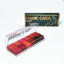 MAGIC CASA CLUB 12 Colour Long-Lasting Wear Lipstick Palette