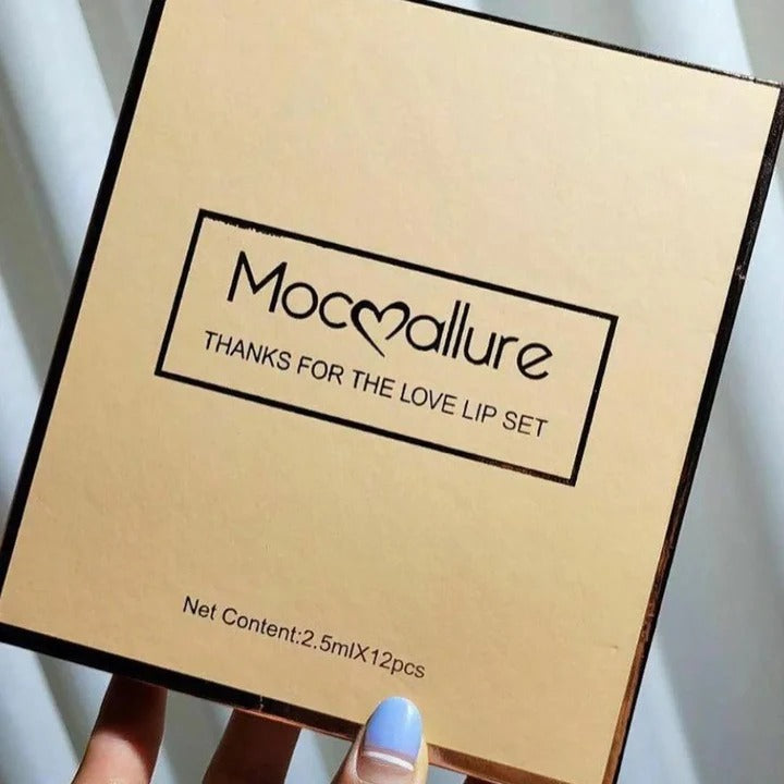 Mocallure Creamy Matte Lip Gloss Set of 12
