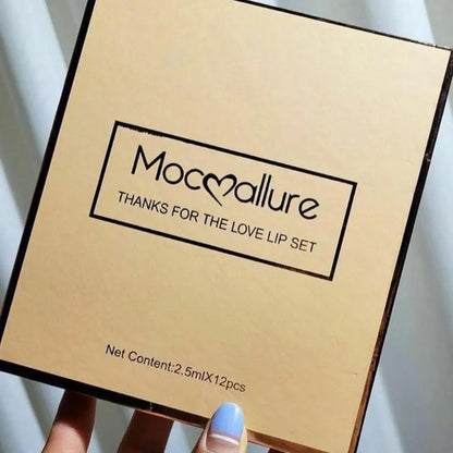 Mocallure Creamy Matte Lip Gloss Set of 12