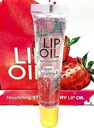 HerMINE Nourishing Lip Oil with Argan Oil & Vitamin E Clear Long Lip Moisturizing Gel 15g