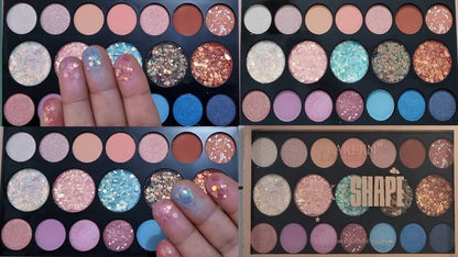 Lareen Sexy Shap Eyeshadow & Glitter palette