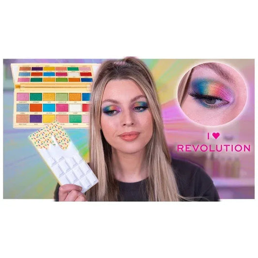I Heart Revolution Eyeshadow Chocolate Palette Sprinkles