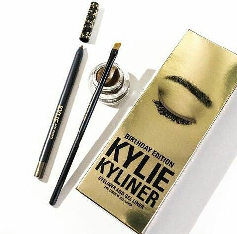 Kylie Cosmetics Birthday Edition Kyliner Kit Dark Bronze (Gel + Pencil Eyeliner)