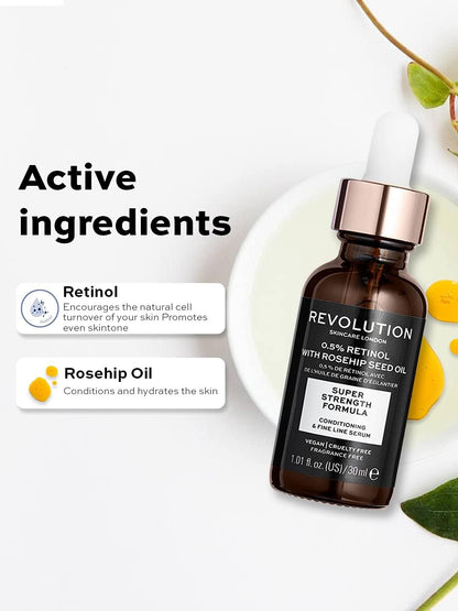 Revolution Skincare London 0.5% Retinol with Rosehip Seed Oil – 30ml